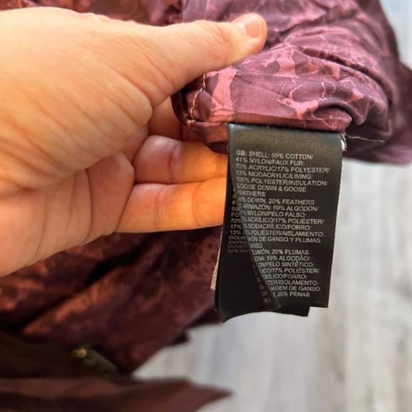 The North Face Arctic Parka Woman Brown/Burgundy - Picture 5 of 8